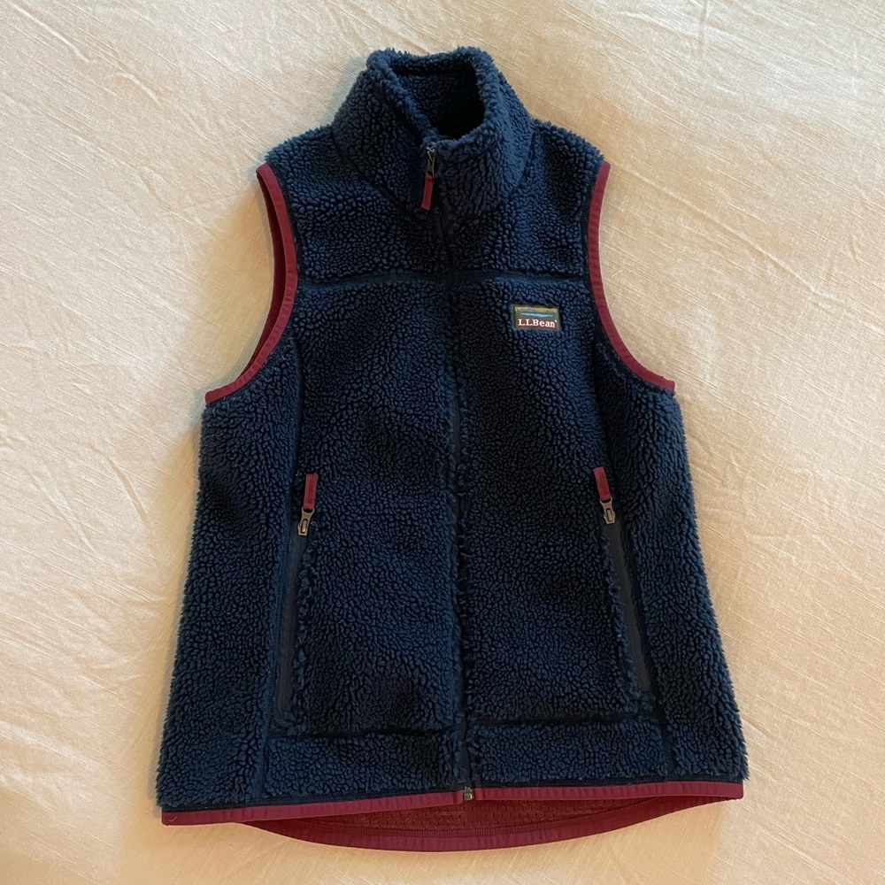 LL Bean Mountain Pile Fleece Vest